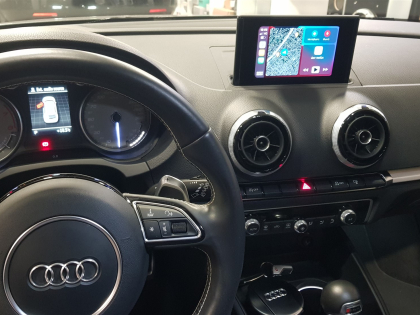  Αναβάθμιση εργοστασιακής οθόνης με Ασύρματο Wireless Apple CarPlay/Android Auto σε Audi S3 8V