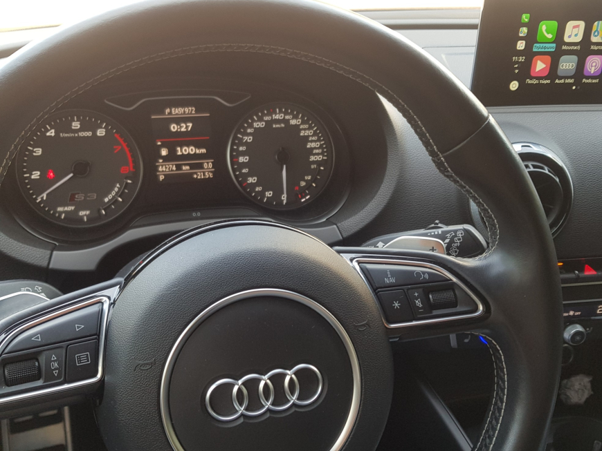  Αναβάθμιση εργοστασιακής οθόνης με Wireless Apple CarPlay/Android Auto σε Audi S3 8V