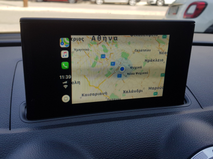  Αναβάθμιση εργοστασιακής οθόνης με Wireless Apple CarPlay/Android Auto σε Audi S3 8V