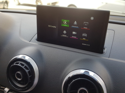  Αναβάθμιση εργοστασιακής οθόνης με Wireless Apple CarPlay/Android Auto σε Audi S3 8V