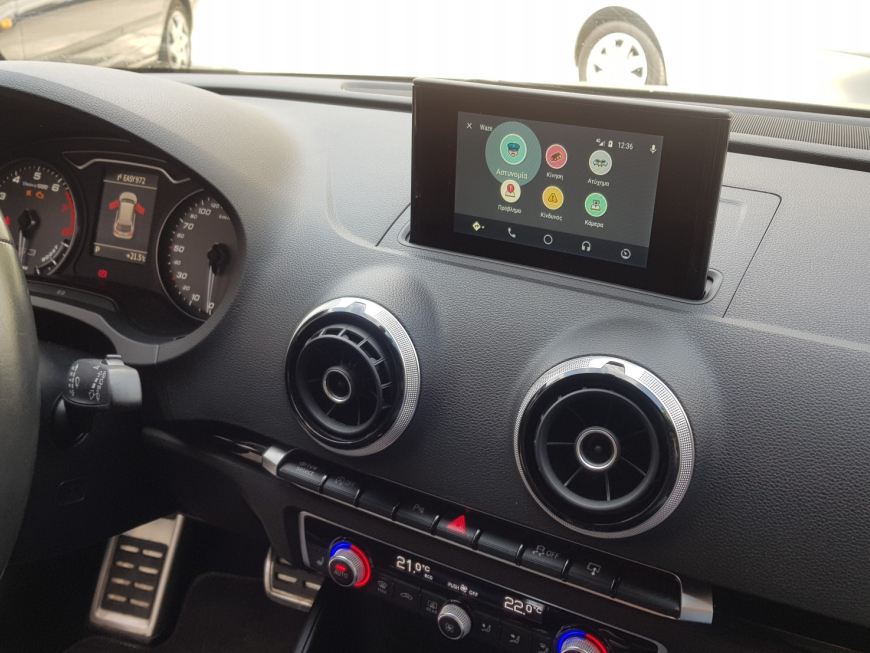  Αναβάθμιση εργοστασιακής οθόνης με Wireless Apple CarPlay/Android Auto σε Audi S3 8V