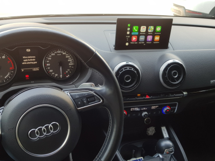  Αναβάθμιση εργοστασιακής οθόνης με Wireless Apple CarPlay/Android Auto σε Audi S3 8V