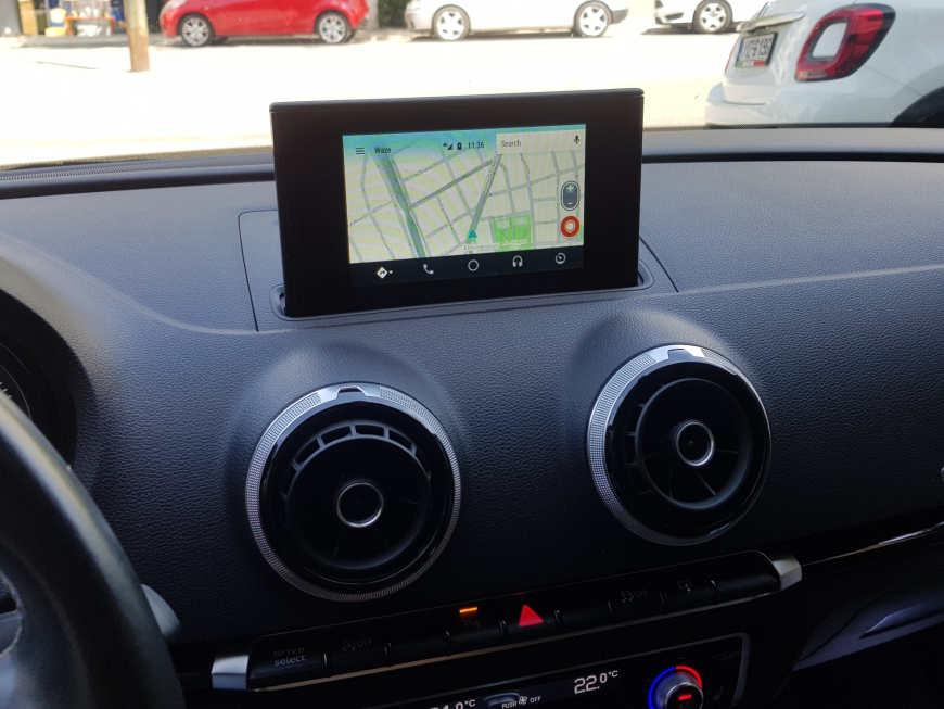  Αναβάθμιση εργοστασιακής οθόνης με Wireless Apple CarPlay/Android Auto σε Audi S3 8V