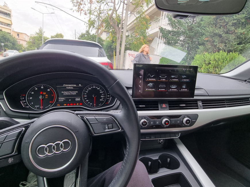 Εγκατάσταση κάμερας οπισθοπορείας σε Audi A4 B9 8W