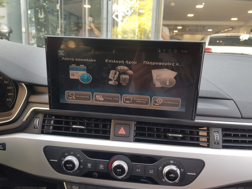 Αναβάθμιση εργοστασιακής οθόνης με Tv Tuner Dvbt σε Audi A4 B9/8W Αllroad Quattro του 2021