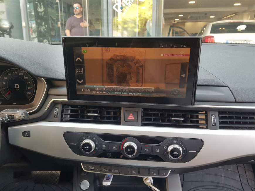 Αναβάθμιση εργοστασιακής οθόνης με Tv Tuner Dvbt σε Audi A4 B9/8W Αllroad Quattro του 2021