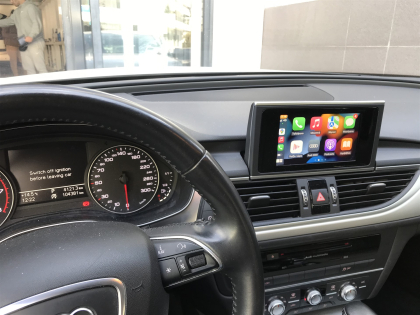 Αναβάθμιση εργοστασιακής οθόνης με Ασύρματο Wireless Apple CarPlay/Android Auto σε Audi A6 4G