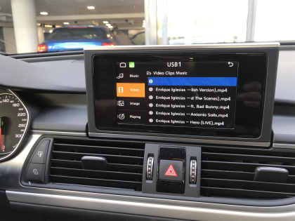 Αναβάθμιση εργοστασιακής οθόνης με Ασύρματο Wireless Apple CarPlay/Android Auto σε Audi A6 4G