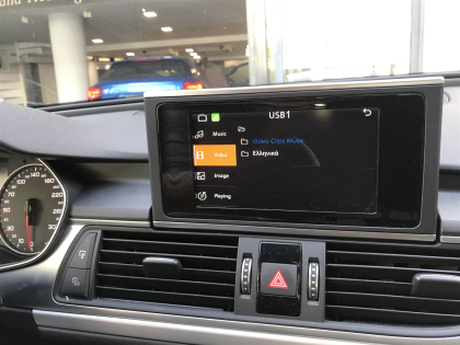 Αναβάθμιση εργοστασιακής οθόνης με Ασύρματο Wireless Apple CarPlay/Android Auto σε Audi A6 4G