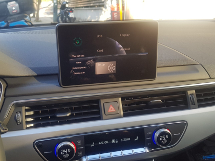 Αναβάθμιση εργοστασιακής οθόνης με Wireless Apple CarPlay/Android Auto σε Audi A4 B9/8W του 2015
