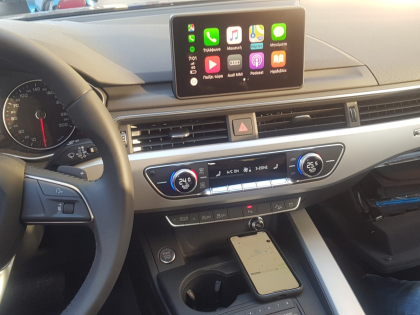 Αναβάθμιση εργοστασιακής οθόνης με Wireless Apple CarPlay/Android Auto σε Audi A4 B9/8W του 2015