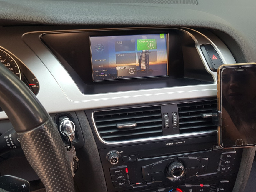 Αναβάθμιση εργοστασιακής οθόνης με Wireless Apple CarPlay/Android Auto σε Audi All Road