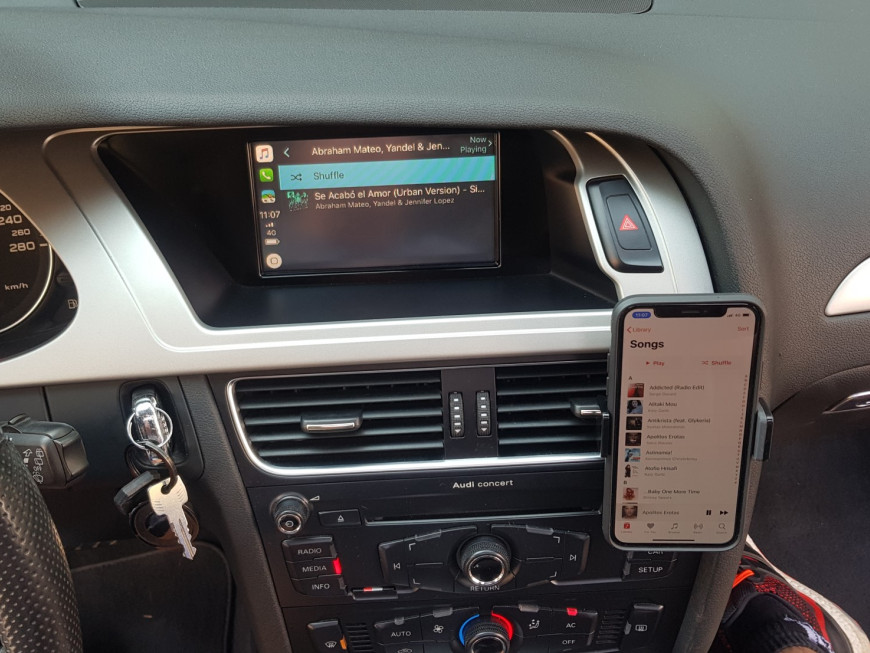 Αναβάθμιση εργοστασιακής οθόνης με Wireless Apple CarPlay/Android Auto σε Audi All Road