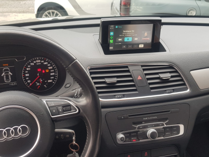 Αναβάθμιση εργοστασιακής οθόνης με Ασύρματο Wireless Apple CarPlay/Android Auto σε Audi Q3