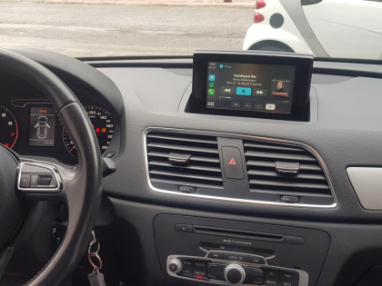 Αναβάθμιση εργοστασιακής οθόνης με Ασύρματο Wireless Apple CarPlay/Android Auto σε Audi Q3