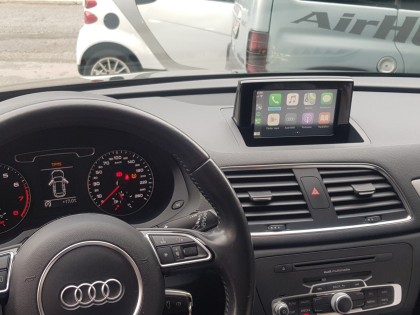 Αναβάθμιση εργοστασιακής οθόνης με Ασύρματο Wireless Apple CarPlay/Android Auto σε Audi Q3