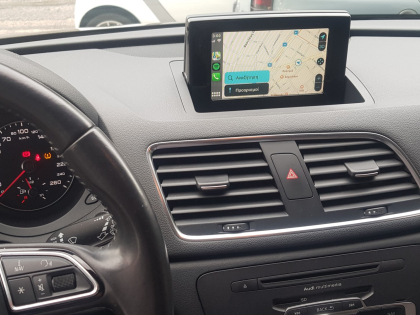 Αναβάθμιση εργοστασιακής οθόνης με Ασύρματο Wireless Apple CarPlay/Android Auto σε Audi Q3