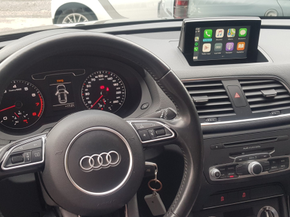 Αναβάθμιση εργοστασιακής οθόνης με Ασύρματο Wireless Apple CarPlay/Android Auto σε Audi Q3