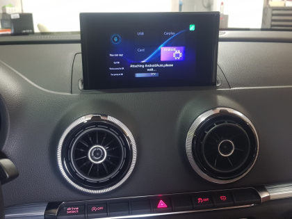 Αναβάθμιση εργοστασιακής οθόνης με Ασύρματο Wireless Apple CarPlay/Android Auto σε Audi Q3 8V