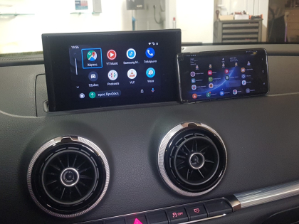 Αναβάθμιση εργοστασιακής οθόνης με Ασύρματο Wireless Apple CarPlay/Android Auto σε Audi Q3 8V