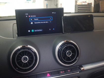 Αναβάθμιση εργοστασιακής οθόνης με Ασύρματο Wireless Apple CarPlay/Android Auto σε Audi Q3 8V