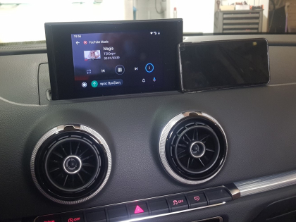 Αναβάθμιση εργοστασιακής οθόνης με Ασύρματο Wireless Apple CarPlay/Android Auto σε Audi Q3 8V