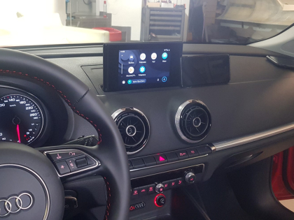 Αναβάθμιση εργοστασιακής οθόνης με Ασύρματο Wireless Apple CarPlay/Android Auto σε Audi Q3 8V