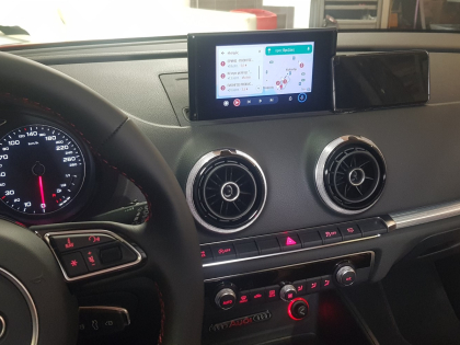 Αναβάθμιση εργοστασιακής οθόνης με Ασύρματο Wireless Apple CarPlay/Android Auto σε Audi Q3 8V