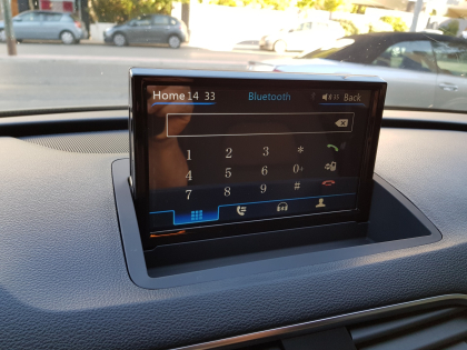 Εγκατάσταση οθόνης 8" με Navigation & Bluetooth σε Audi Q3 8U