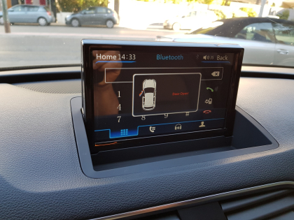 Εγκατάσταση οθόνης 8" με Navigation & Bluetooth σε Audi Q3 8U