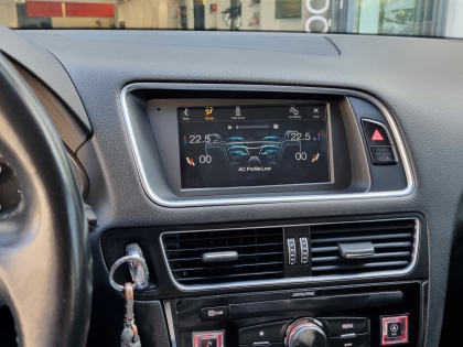 Αντικατάσταση εργοστασιακής οθόνης Concert με νέα Alpine X-703D σε Audi Q5 8R