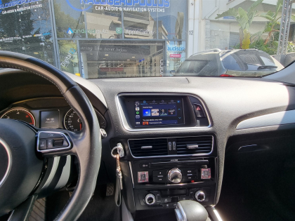 Αντικατάσταση εργοστασιακής οθόνης Concert με νέα Alpine X-703D σε Audi Q5 8R