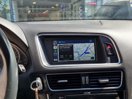 Αντικατάσταση εργοστασιακής οθόνης Concert με νέα Alpine X-703D σε Audi Q5 8R