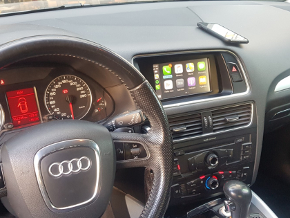 Αναβάθμιση εργοστασιακής οθόνης με Ασύρματο Wireless Apple CarPlay/Android Auto σε Audi Q5 8R