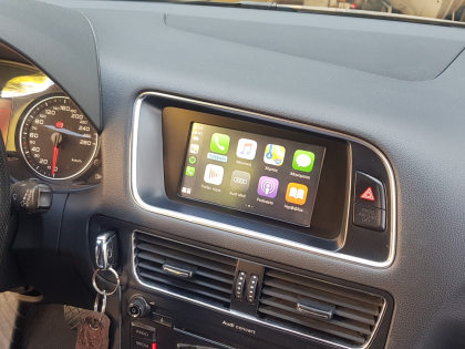 Αναβάθμιση εργοστασιακής οθόνης με Ασύρματο Wireless Apple CarPlay/Android Auto σε Audi Q5 8R