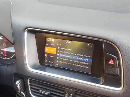 Αναβάθμιση εργοστασιακής οθόνης με Ασύρματο Wireless Apple CarPlay/Android Auto σε Audi Q5 8R