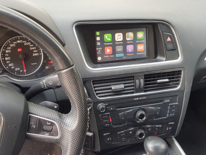 Αναβάθμιση εργοστασιακής οθόνης με Wireless Apple CarPlay/Android Auto σε Audi Q5 8R