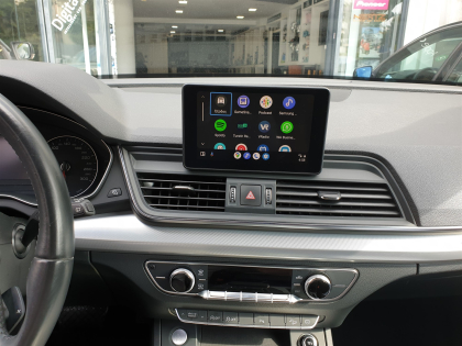 Αναβάθμιση εργοστασιακής οθόνης με Ασύρματο Wireless Apple CarPlay/Android Auto σε Audi Q5 FY του 2017