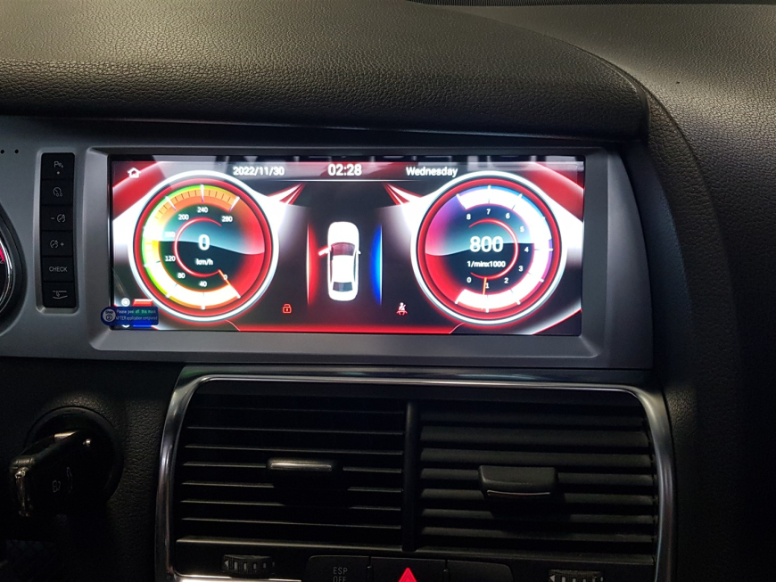 Εγκατάσταση οθόνης Digital IQ με Car Cinema Navigation Android σε Audi Q7 4L.