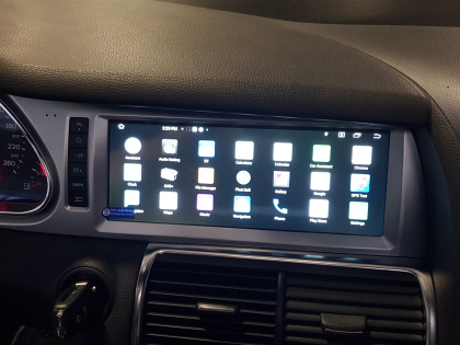 Εγκατάσταση οθόνης Digital IQ με Car Cinema Navigation Android σε Audi Q7 4L.