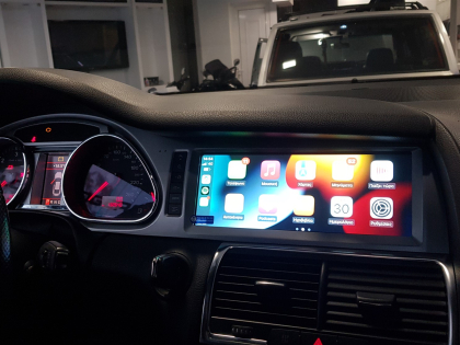 Εγκατάσταση οθόνης Digital IQ με Car Cinema Navigation Android σε Audi Q7 4L.