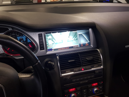 Εγκατάσταση οθόνης Digital IQ με Car Cinema Navigation Android σε Audi Q7 4L.