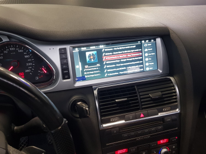 Εγκατάσταση οθόνης Digital IQ με Car Cinema Navigation Android σε Audi Q7 4L.