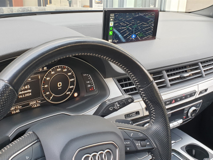 Αναβάθμιση εργοστασιακής οθόνης με Ασύρματο Wireless Apple CarPlay/Android Auto σε Audi Q7 4M