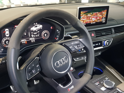 Αναβάθμιση εργοστασιακής οθόνης με Ασύρματο Wireless Apple CarPlay/Android Auto σε Audi A5 RS του 2016