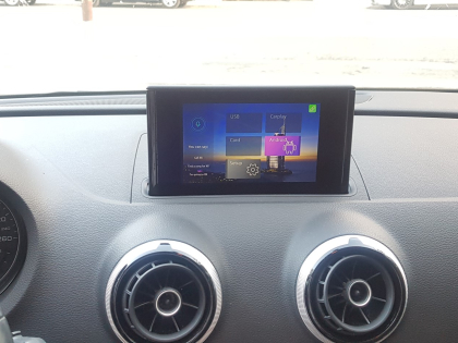 Αναβάθμιση εργοστασιακής οθόνης με  Apple CarPlay/Android Auto σε Audi A3 8V