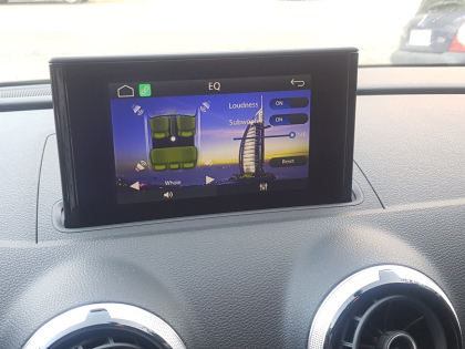 Αναβάθμιση εργοστασιακής οθόνης με  Apple CarPlay/Android Auto σε Audi A3 8V