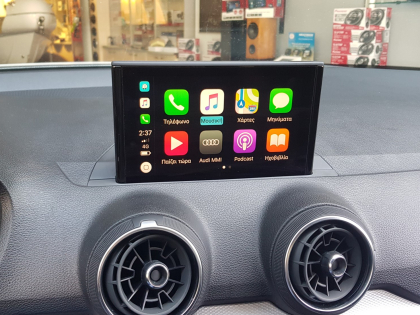 Αναβάθμιση εργοστασιακής οθόνης με Wireless Apple CarPlay/Android Auto σε Audi Q2 GA