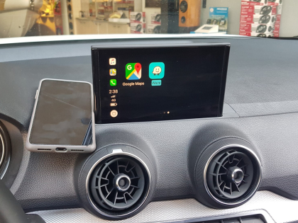 Αναβάθμιση εργοστασιακής οθόνης με Wireless Apple CarPlay/Android Auto σε Audi Q2 GA