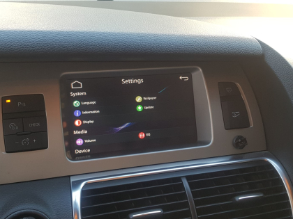 Αναβάθμιση εργοστασιακής οθόνης με Ασύρματο Wireless Apple CarPlay/Android Auto σε Audi Q7 4L